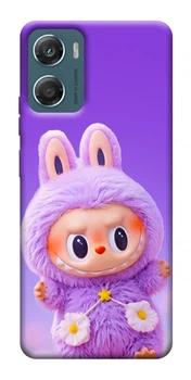 Чохол Labubu purple для Motorola Moto G06