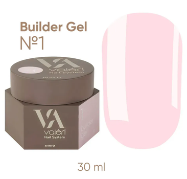 Гель для наращивания ногтей Valeri Builder Gel №01 30 мл