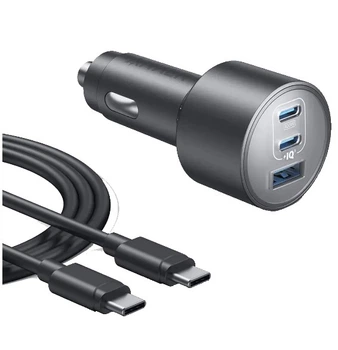 Автомобильное зарядное устройство Anker USB-C Fast Car 3-Port Charger 167.5W (B27370A1)