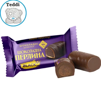 Цукерки глазуровані "Шоколадна перлина" BLACK, 1 кг., Житомирські ласощі