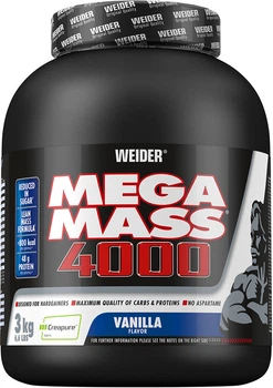 Гейнер Weider Mega Mass 4000 Ваниль 3000 г