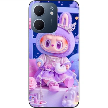 Силиконовый чехол SMTT для OPPO A5x в стиле Labubu Принцесса