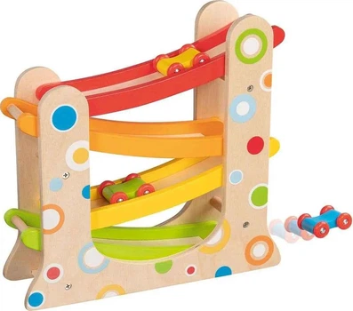 Дерев'яна гоночна траса Goki з 3 машинками 53810 (4013594538107)