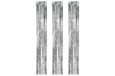 Дождь "Макси" серебряный двусторонний 160мм х1.6м (106653)