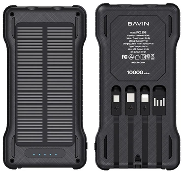 УМБ BAVIN PC1198 10000 mAh 10W Black (Y-PC1198 BK)