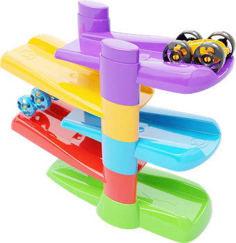 Tor samochodowy Quercetti z samochodzikami Flip 06496 (8007905064962)