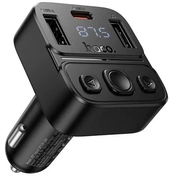 FM-модулятор HOCO E87 Delta 2USB Type-C PD35W bluetooth5.4