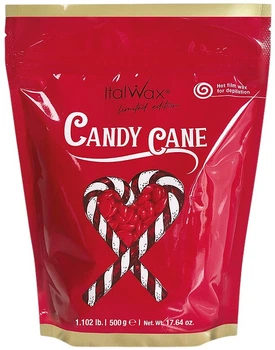 Воск для депиляции ItalWax Candy Cane в гранулах 500 г (8052532725809)