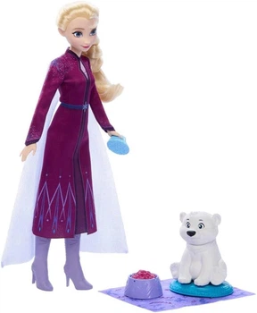 Кукла Эльза и медвежонок Mattel Disney Frozen Elsa Fashion Doll Bear Cub Figure