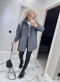 Fashions • Жіноча куртка Тесс Fashions SM графіт (4123-ді)