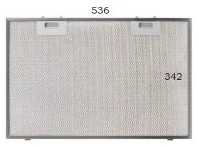 Фильтр жировой для вытяжки 536 x 342 мм