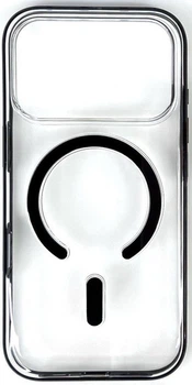 Чохол iPhone 17 Clear color with MagSafe black