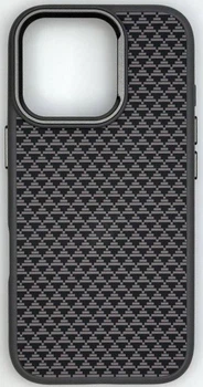 Чохол iPhone 16 Pro Kevlar design soft with MagSafe gray