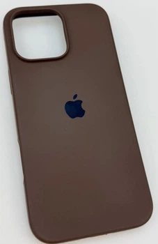 Чохол iPhone 17 Pro Max Silicone Case Full new brown