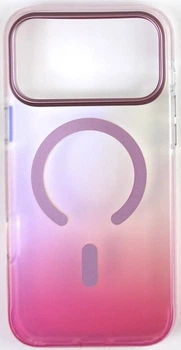 Чохол iPhone 17 Air Shield Gradient with MagSafe pink