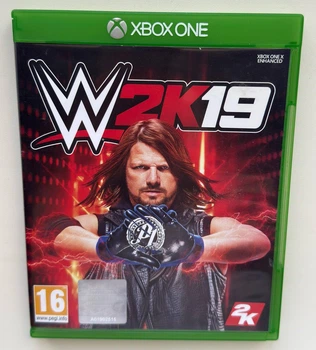 Диск для XBOX One - WWE 2K19, английская версия, Б/У