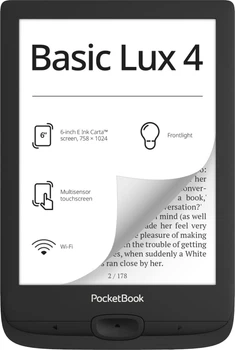 Електронна книга з підсвічуванням Pocketbook Basic Lux 4 Black