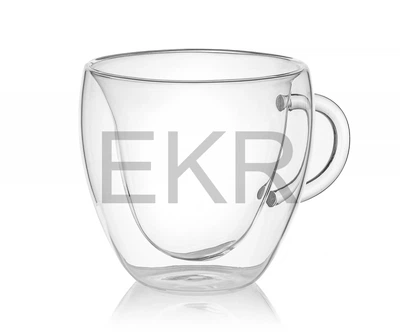 Чашка GB з подвійним дном 280мл Серце EK7013