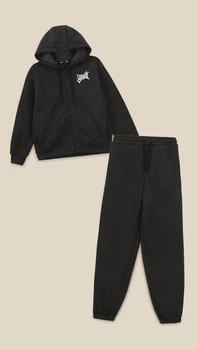 Костюм реглан+штаны с принтом для мальчика LAWA P-BT02302 140 см Темно-серый shop (2888000024022)