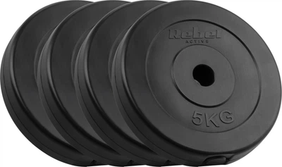 Набір дисків Rebel Active бітумні 4 x 5 кг (5901890106030)