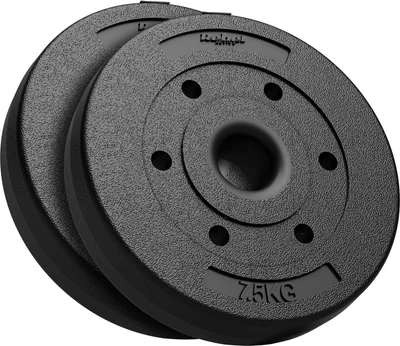 Набір олімпійських дисків Rebel Active бітумні 2 x 7.5 кг (5901890113489)