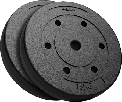 Набір дисків Rebel Active бітумні 2 x 15 кг (5901890100281)