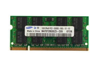 Оперативная память для ноутбука SODIMM Samsung DDR2 1Gb 667MHz PC2-5300S (M470T2953EZ3-CE6) 14402 Б/У