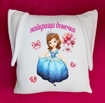 Подушка з вушками для донечки(ПзВд04)