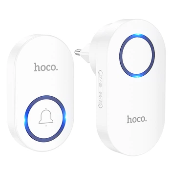 Дверной звонок Hoco HI25 wireless doorbell(EU) White