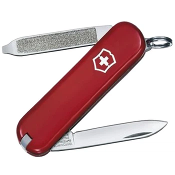 Ніж складний, мультитул Victorinox Escort (58мм, 6 функцій), червоний 0.6123