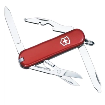 Ніж складний, мультитул Victorinox Rambler (58мм, 10 функцій), червоний 0.6363