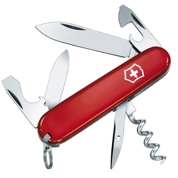 Ніж складний, мультитул Victorinox Tourist (84мм, 2 шари, 12 функцій) 0.3603