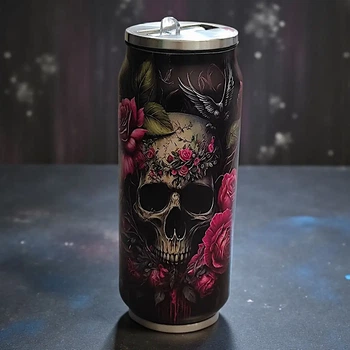 Готическая тэрмобанка 500 мл "Kiss of Death"