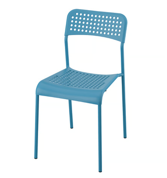 Стул кухонный, синий, IKEA SANDSBERG 806.054.25