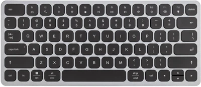 Klawiatura przewodowa Axagon HMC-KB 9 in 1 USB Silver/Black (HMC-KB-CRL)
