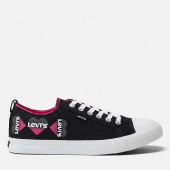 Жіночі кеди низькі Levi's 265377286 38 (7) 24.5 см Чорні (1159810540)