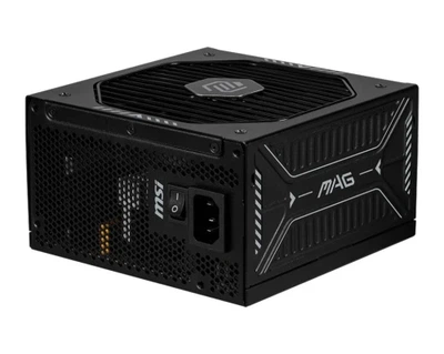 Блок живлення 850 Вт, MSI MAG A850GLS PCIE5, Black, модульний, 80+ Gold, Active PFC, 13.5 см FDB, 3xMolex / 8xSATA / 1x16-pin (600 Вт) / 4x6+2-pin / 2x4+4-pin / 1x20+4-pin, захист OCP/OTP/OPP/SCP/OVP/UVP/SIP/NLO, ATX 3.1