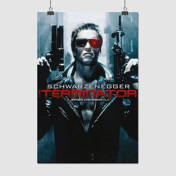 Постер Терминатор, киборг T-800, Terminator (1984), боевик, Шварценеггер, A2 60×43 см (id7178)
