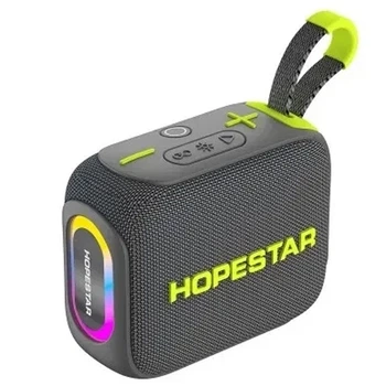 Колонка Bluetooth HOPESTAR H66 BT5.3, 10W, TWS, AUX/TF/USB, 6h портативний бездротовий динамік Сірий
