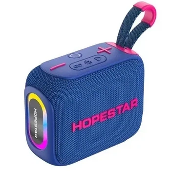 Колонка Bluetooth HOPESTAR H66 BT5.3, 10W, TWS, AUX/TF/USB, 6h портативний бездротовий динамік Синій