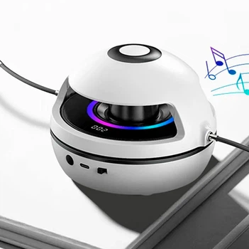 Интеллектуальная музыкальная скакалка с Bluetooth и регулировкой скорости для детей 1200 мАч Белый