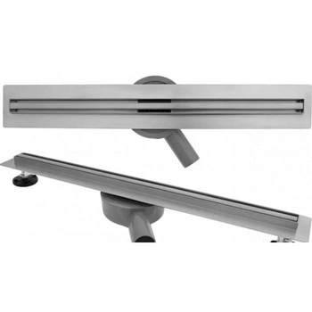 Душовий трап з нержавіючої сталі SUS304 30х800мм MIXXUS DRAIN-05-80-SLIM