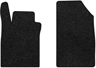 Ворсовые коврики EVAtech Premium в салон авто для Renault Clio 3-doors 2005-2012 3 поколение Htb EU черный кант (RT32074AV2VPB)