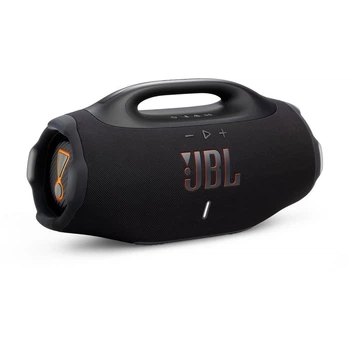 Акустична система портативна JBL серії BoomBox 4 Black (JBLBOOMBOX4BLKEP), двосмугова, 200 Вт, 34 години автономної роботи, Bluetooth 5.4, чорний
