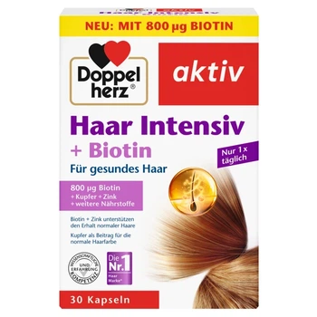 Натуральные добавки и экстракты Doppelherz Aktiv Haar Intensiv + Biotin для волос