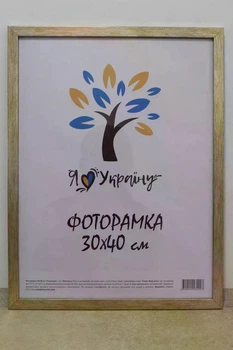 Фоторамка Алан 30х40 см золота багет 1611 Оргскло