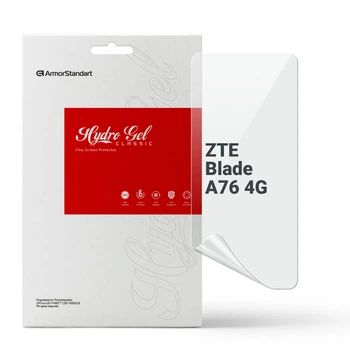 Захисна плівка для ZTE Blade A76 4G гідрогелева ударостійка протиударна прозора бронеплівка на телефон ArmorStandart захист скла (ARM87511)