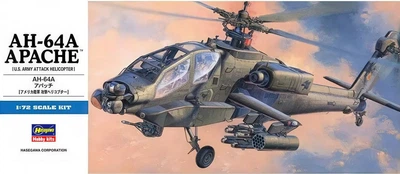 Збірна модель 1:72 гелікоптер AH-64A Apache Hasegawa (00436)