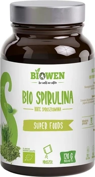 Дієтична добавка Biowen Bio Spirulina в порошку 120 г (5903636627373)