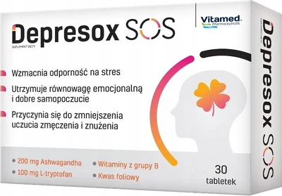 Дієтична добавка Vitamed Depresox SOS 30 таблеток (5905919047595)
